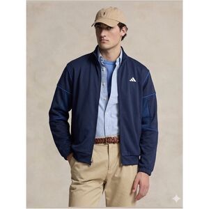 Adidas Navy Sport Jacket Full Zip Parley Ocean Plastic Ecologic Men’s Size XL